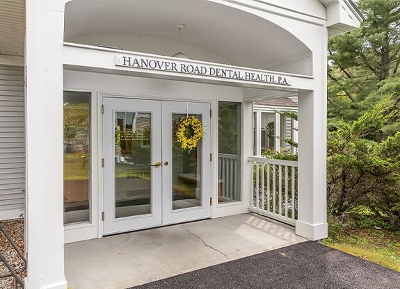 Hanover Road Dental Health office building entrance