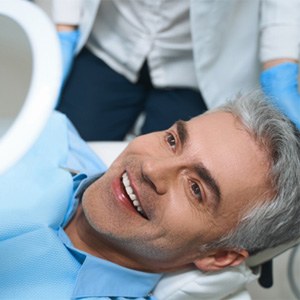 a patient smiling representing how dental implants work in Lebanon