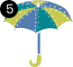 Animated umbrella