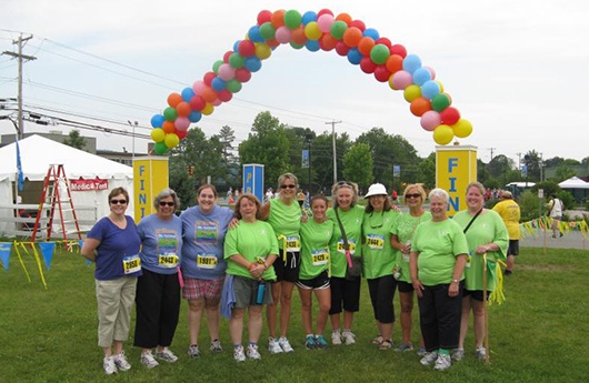 Large group of Hanover Road Dental Health team members at event